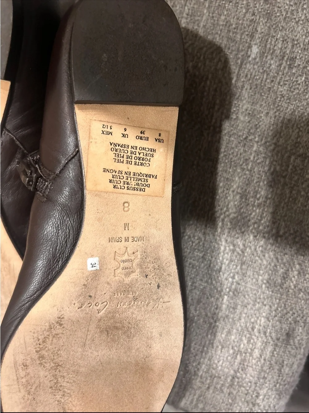 Kenneth Cole Women's Over-the-Knee Pointed Toe Boots - Brown